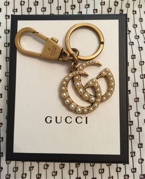 gucci car keychain|gucci keychain men.